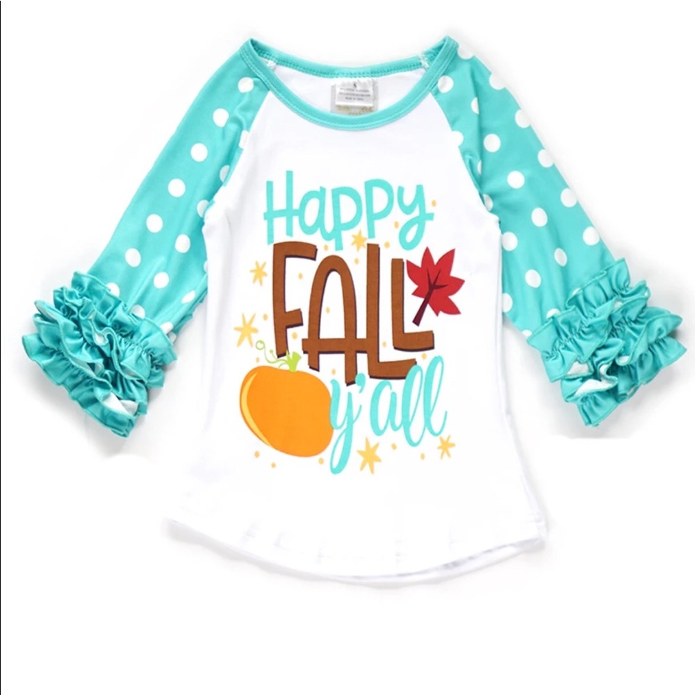 Happy Fall Yall Icing Raglan Top